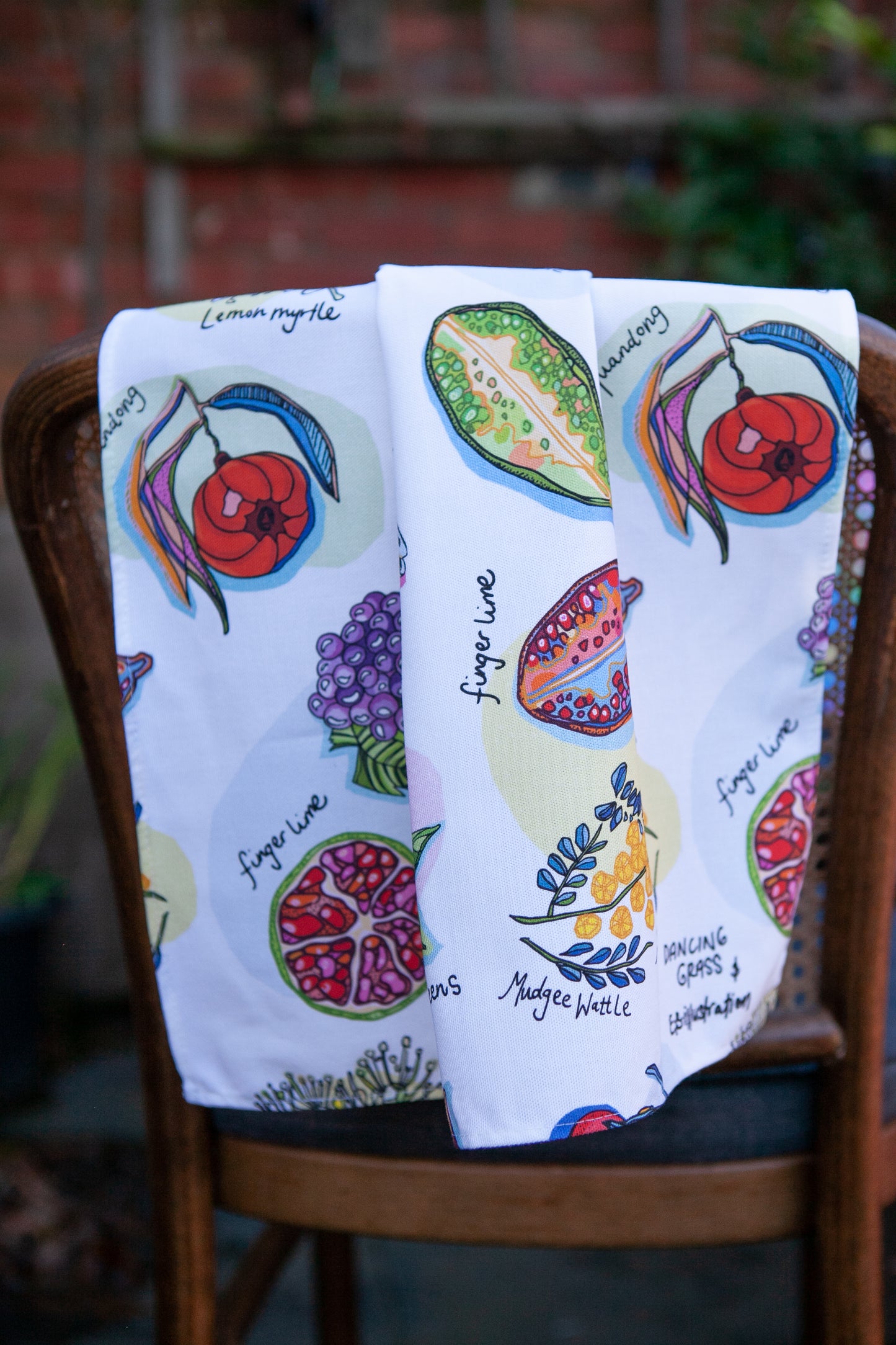 handmade tea towel