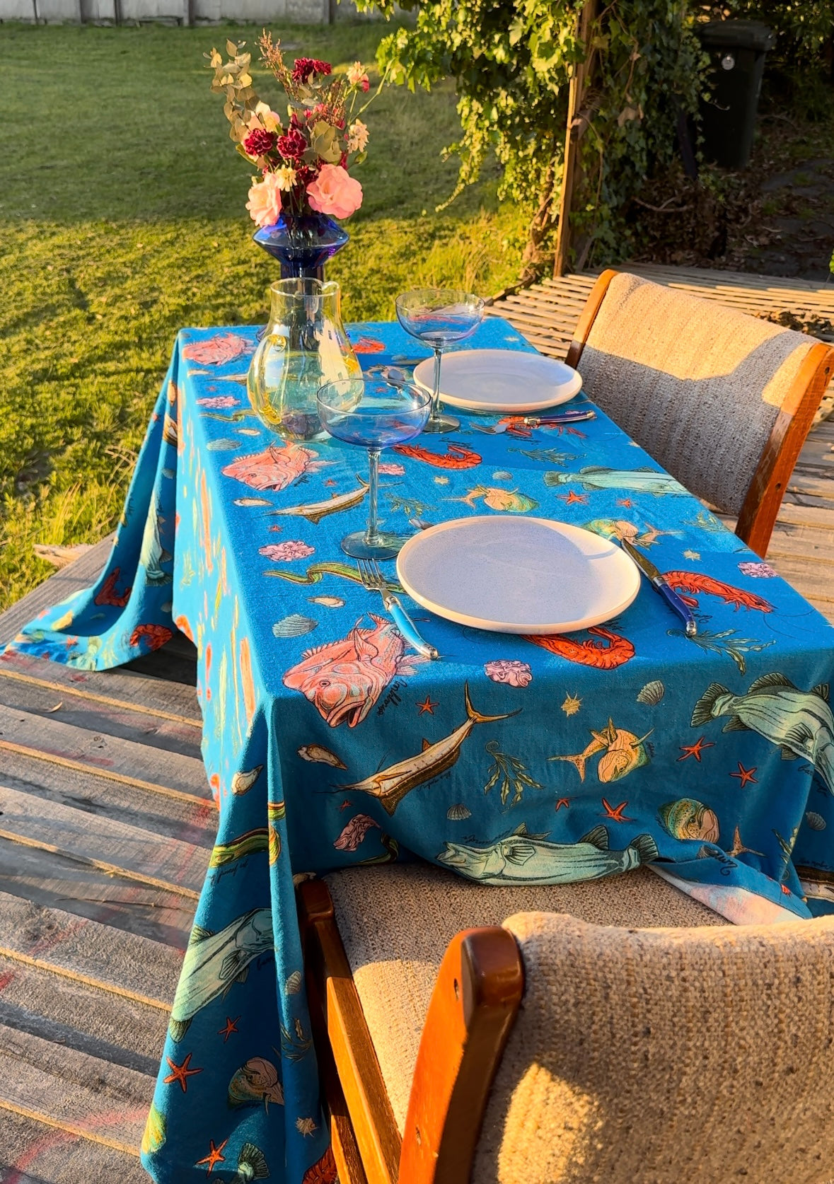 Fishing for Fishes - Tablecloth