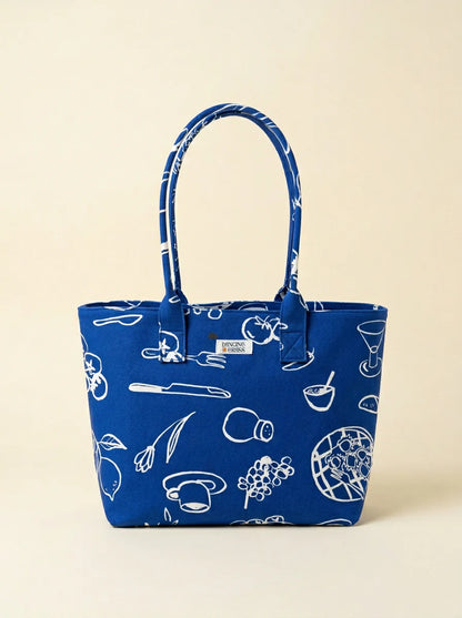Dancing Grass Structured Tote Bag